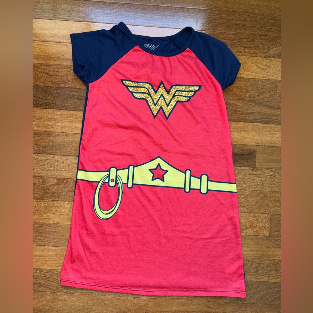 Wonder Woman Kids Short Sleeve Nightgown